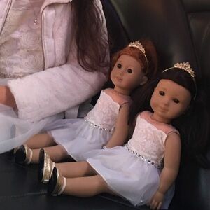 American Girl Truly me 2017 Celebration Dress set Bundle of 2